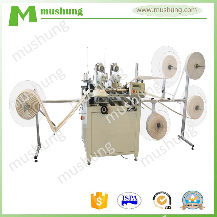 Mattress pillow top sewing machine