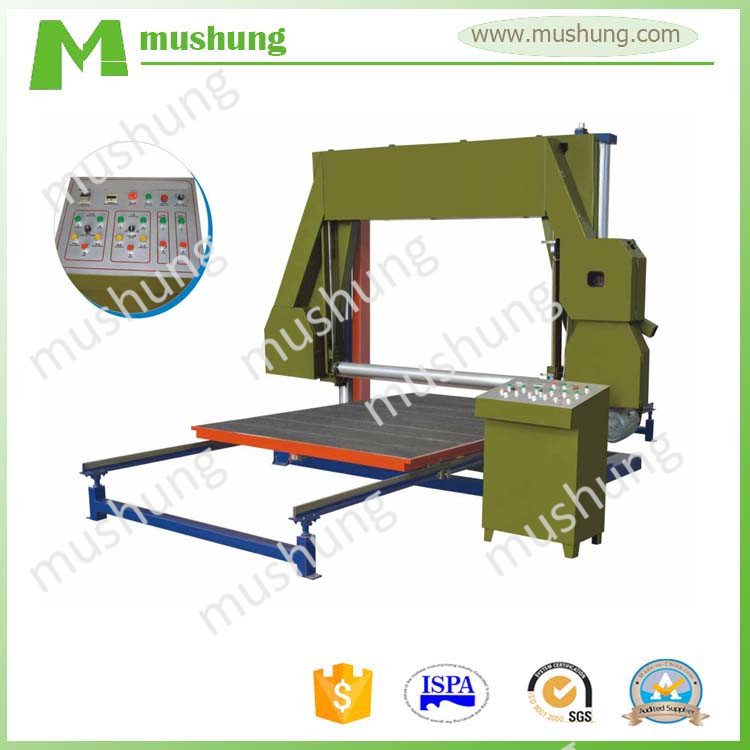 Horizontal sponge cutting machine